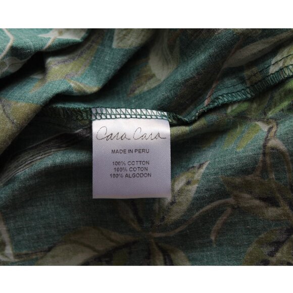 Cara Cara Diane Blouse / Medium / Botanical Birds Emerald Green Bow Balloon - Picture 14 of 14